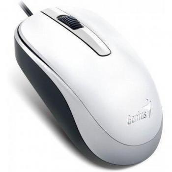Genius DX-120 - Ratón, color blanco/ negro