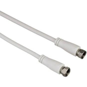 Hama - Cable de conexión de 3 m, Conector F a Conector F Sat