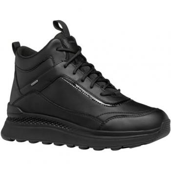 Geox Women's Black D Spherica Actif X2 Sneakers