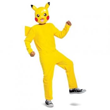 Disfraz Infantil Clásico de Pikachu para Niños Pequeños (Tamaño Mediano 7-8 años)