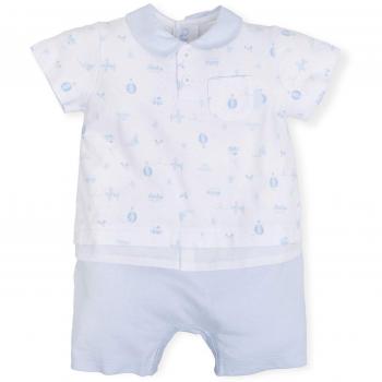 Tutto Piccolo 6282S19 Pelele Bebé Verano Polo Manga Corta Algodón