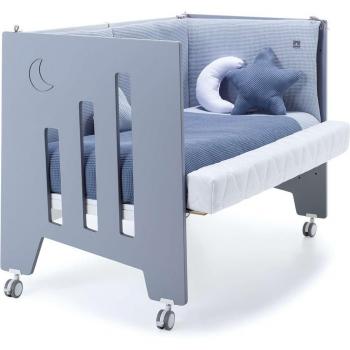 Cuna de colecho 3 en 1 Alondra Omni (60 x 120 cm) azul