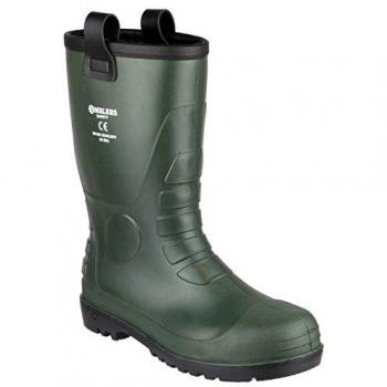 Amblers Safety FS97 Green PVC Rigger Boots - Men's Size 10 UK
