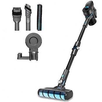 Cecotec Aspirador Escoba Sin Cable Conga Rockstar 500 X-Treme ErgoFlex, Sin Bolsa, 3 en 1: Vertical, Escoba y de Mano, Motor Digital Brushless, 430 W, 24 KPA, Hasta 65 min Autonomía, Tubo Flexible