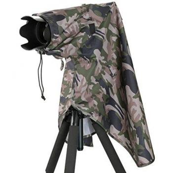 Matin - Funda impermeable para cámara réflex digital, diseño de camuflaje large