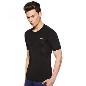 Reebok Wor SS Comp tee Camiseta, Hombre, Negro, XS