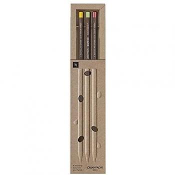 Set de lápices Caran d'Ache Nespresso Swiss Wood 3, Marrón