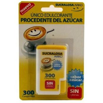Arko Sucralosa Edulzante Extraido del Azúcar, 300 Comprimidos