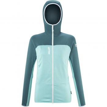 Chaqueta de mujer Millet Fusion Grid con capucha amarilla