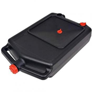 vidaXL Contenedor Aceite Usado Portátil 10 L Escurridor Bandeja Drenaje Tanque