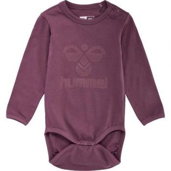 Hummel Fastwo Flipper Long Sleeve Bodysuit for Boys - Tulipwood, Size 3 Years