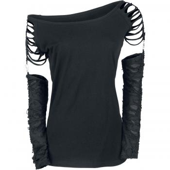 Gothicana by EMP Days Without Mujer Camiseta Manga Larga Negro XL