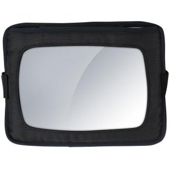 Innovaciones MS 160711 - Espejo Retrovisor Reversible con Funda para Tableta, Color Negro