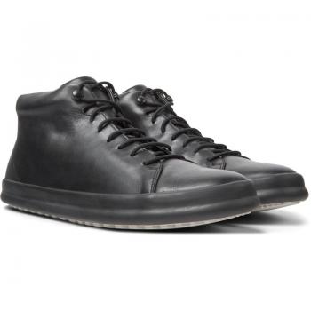 Camper Chasis Sport Black Leather Boots for Men