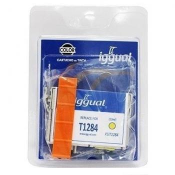 Iggual Epson T1284 - Cartucho reciclado, color amarillo