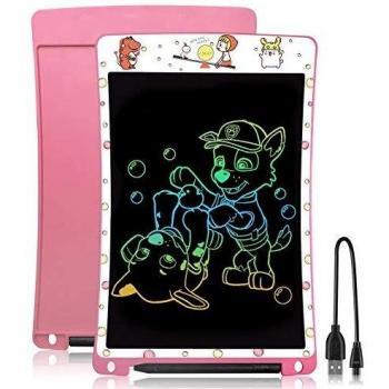 WOBEECO Tableta de Escritura de Recargable de 10 Pulgadas| Tablet Escritura LCD para niños | Ideal como Pizarra Digital para Aprender a Leer y Escribir | Juguete Educativo