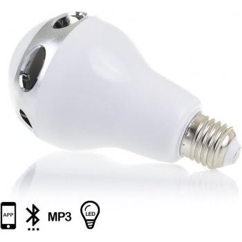 Altavoz bluetooth diseño bombilla con iluminación