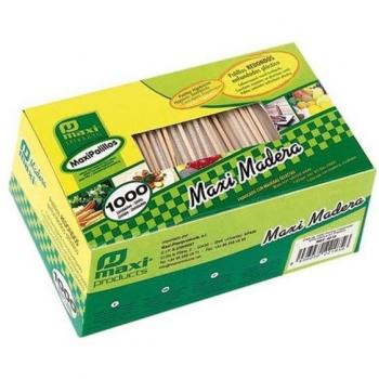 MAXI PRODUCTS - CAJA PALILLOS REDONDOS ENFUNDADOS X1000UNI