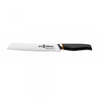 Cuchillo de Pan Bra Efficient, Hoja 200mm, Acero Inoxidable, Gris, Dimensiones 3x5x34 cm
