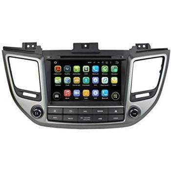 8 pulgadas 2 Din Coche Radio Android 5.1.1 Lollipop OS para Hyundai IX35/Tucson 2015,1024x600 Pantalla Táctil Capacitiva con 1.6G de la Cortex A9 Quad Core CPU 16G y 1G DDR3 RAM Flash GPS Navi DVD 3G/WIFI OBD2 Aux Entrada USB/SD DVR