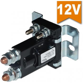 Ehdis Relé de arranque de alta intensidad 500A DC 12V 4 Pines SPST Conmutador de arranque automático del coche Doble pilas Interruptor de encendido/apagado del interruptor del aislador