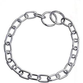 Collar para Perro Hs Sprenger Corto 75 cm, acero inoxidable, diseño de cadena corta, resistente y duradero, adecuado para entrenamiento y control del perro