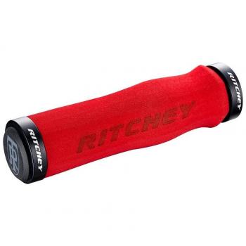 Ritchey Wcs Ergo Puños de Manillar, Rojo, 130 mm