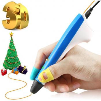 Plumas para Impresión 3D, DIKI Plumas 3D Inteligente para Pintura, Modelado, Arte, Crafts, 3D Lápiz de Impresión Estereoscópica Compatible con 1,75mm PLA / PCL Filamento para Adultos Niños