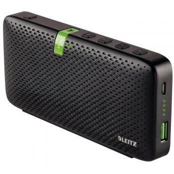 Leitz Altavoz portátil con Bluetooth, 1 Cable de Recarga Mini USB, 6 Horas de autonomía, Sonido cristalino y Potente, Complete, 65190095