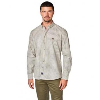 Spagnolo Camisa Viyela de Hombre Corte Regular Cuadros