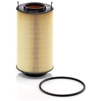 Filtro de aceite MANN-FILTER HU 12 016 z con junta, cartucho filtrante para motores MAN TGX y TGS