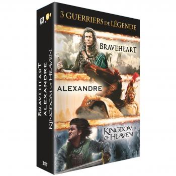 Guerriers de légende - Coffret 3 films : Alexandre + Braveheart + Kingdom of Heaven [Francia] [DVD]