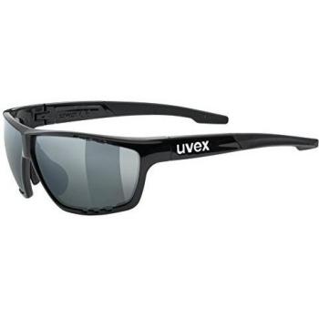 Uvex Sportstyle 706 Black Cycling Sunglasses with Mirror Lens