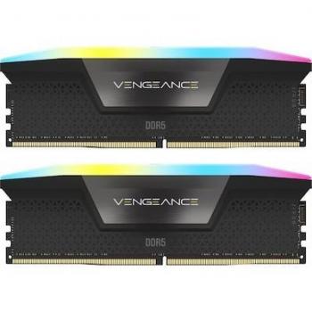 Corsair Vengeance RGB DDR5 5600MHz 64GB (2x32GB) CL36 Memory Kit