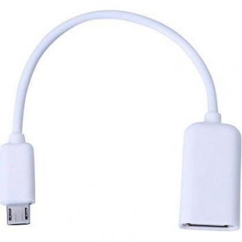 iEFiEL Cable OTG Conector de Android Móvil Tablet a Memorias USB Ratón Teclado Cable Micro USB 2.0 Host Hembra a Macho Alta Velocidad 480Mbps