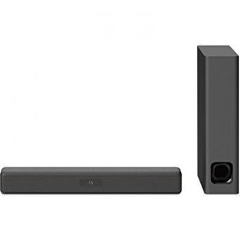 Sony HT-MT500 - Barra de Sonido Compacta, 2.1 Canales, Inalámbrica y Alámbrica, Compatible con Hi-Res Audio y DTS, Wifi y Bluetooth Integrados, Subwoofer Inalámbrico, Color Negro