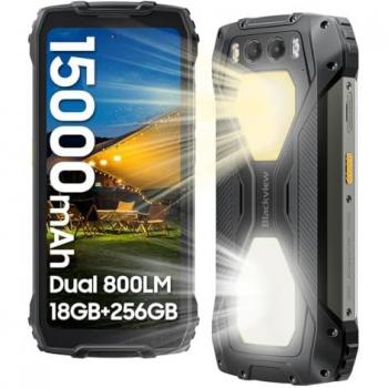 Smartphone Blackview BV7300 Resistente IP68 - 6.67 - 256 GB, 18 GB RAM, Batería de 15,000 mAh, NFC