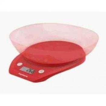 BALANZA COCINA CORBERO CBC800BL DIGITAL ROJO BOWL