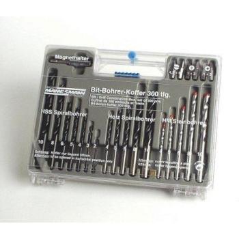 Mannesmann - M 590-300 - Juego de tacos y brocas 300 piezas