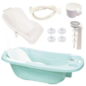 Cubeta Bañera Anatómica Olmitos Mint con Accesorios Esenciales