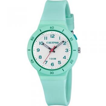 Reloj Unisex Calypso Sweet Time K5848/3 Blanco de Caucho Analógico