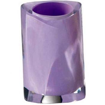 Gedy - Portacepillos Twist Lila Bolsa