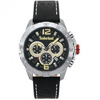 Timberland Mens Chronograph Quartz Watch with Leather Strap TBL.15356JS/02