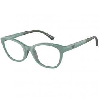 Emporio Armani EA3204 5333 Women's Eyeglasses Blue Size 48 (Frame Only) - Blue Light Block Available, Emporio Armani Stylish Vista Sunglasses Blue unisex, Sizes: ONE SIZE, Emporio Armani Glasses unisex
