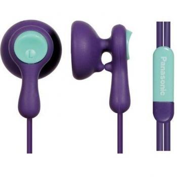 Panasonic RP-HV41E-V - Auriculares de botón, color violeta