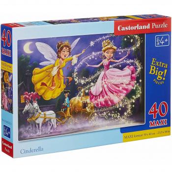 Cinderella 40-Piece Maxi Puzzle for Ages 4+