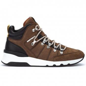 Botas estilo montaña hombre Newport Camel