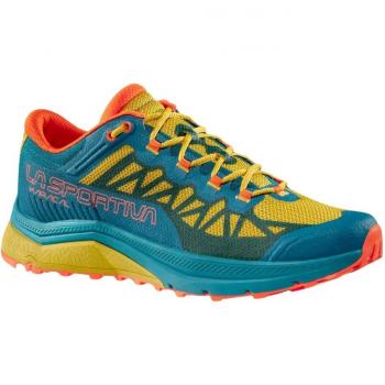 Zapatillas La Sportiva Karacal Azul Amarillo, Talla 44.5 EUR