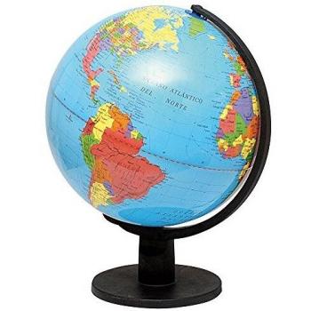 Campus University MDS320AY-6 - Bola del mundo luminosa, 32 cm, azul