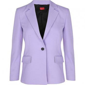 HUGO Atana-2 Regular Fit Lilac Blazer for Women Size 36